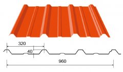 YX40-320-960型彩鋼壓型板